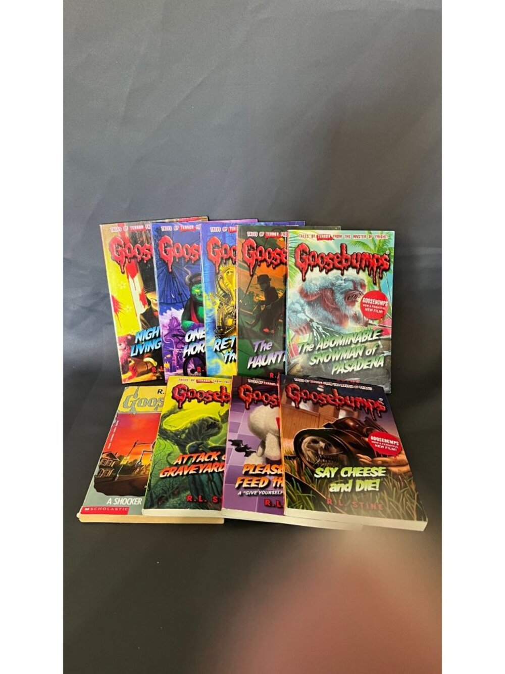 Goosebumps Lot Of 9 Books By R.L. Stine Tales Of Terror Horrorland & More